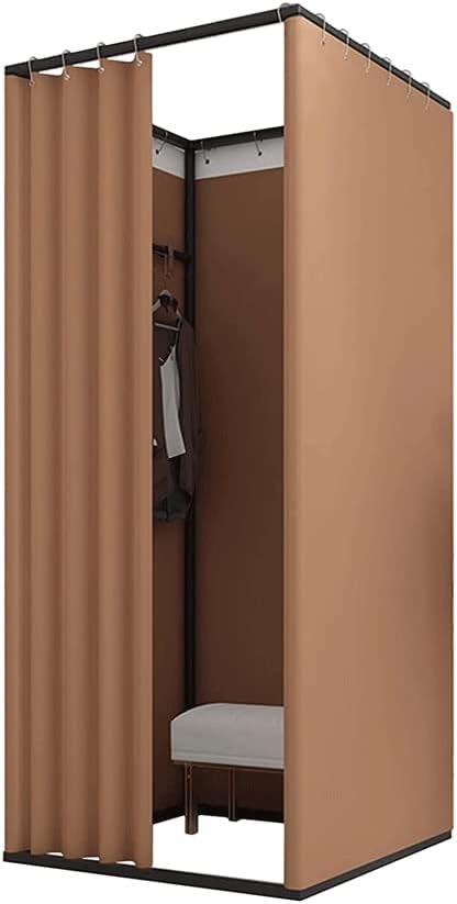 Portable Changing Room Clothing Store Fitting Room Temporary Movable Changing Room Luxury Dressing Room Used in Outdoor Activities Shading Curtain Bedroom Furniture
