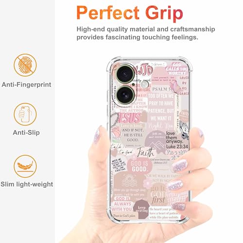 Coque iPhone 17 antichoc évite rayures motif chrétien durable - 4