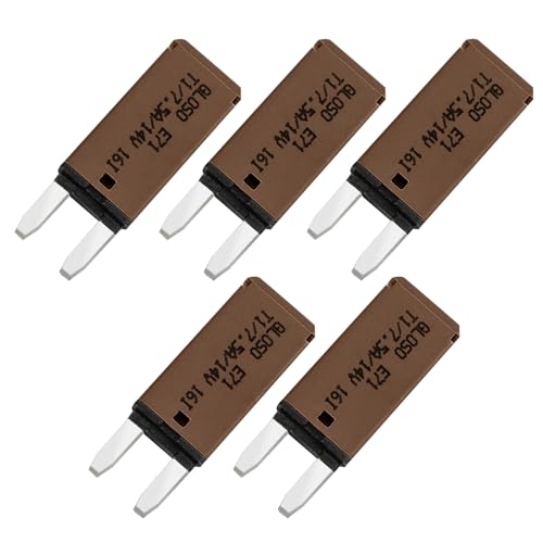 GLOSO Blade Circuit Breaker Mini RV Marine Boat Truck Yacht Auto Reset Audio Solar System Protection ATO ATC 7.5 Amp 5 PACK E71