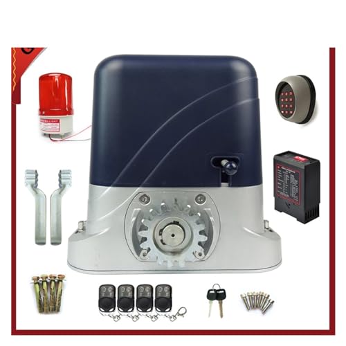 Motore per cancello scorrevole, Operatori di cancelli scorrevoli impermeabili con finecorsa Peso massimo 800 kg con kit di controllo remoto wireless Scelta del supporto per motore per cancello scorrev