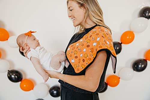 Image of Copper Pearl Premium Baby Burp Cloths - 3-Pack Large Cotton Burp Cloths, Extra Soft Spit Up Rags with 3 Absorbent Layers, Perfect for Baby Boy and Baby Girl Gifts (21 inch x 10 inch Size, Bones Set)