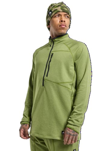Image of Burton Men's Men's Stockrun Grid Half-zip Fleece