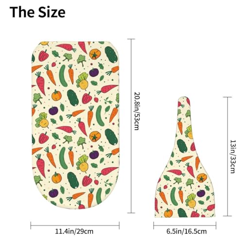 Image of Fruit with Vegetables Newborn Swaddle Blankets Hat Sets Soft Baby Receiving Blanket Swaddle Sack for Baby Shower Infant Boy Girl Gift