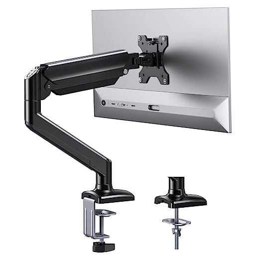 ErGear Single Monitor Arm for 13-36 Inch Screens, 22 lbs Capacity