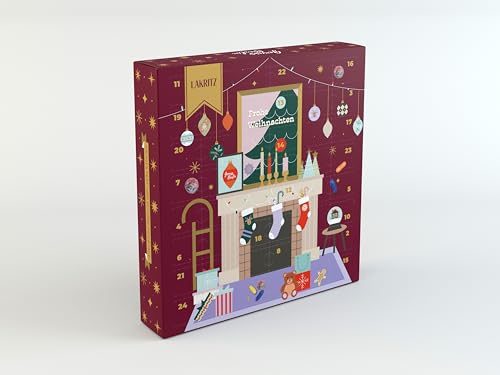 Genuss Berlin - Lakritz-Adventskalender 2025 mit 24 Überraschungsmomenten - Weihnachtskalender mit süß-salzigen Lakritzspezialitäten - Vorweihnachtszeit Geschenkidee für Lakritzliebhaber