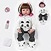 antboat 24 Pulgadas 60cm Muñecas Reborn Bebé Niña Silicone Souple Vinyle Bebe Reborn Grandes Baratas munecos Reborn Reales Silicona Cadeaux de Vacances Reborn Baby