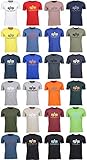 Material: 100% Baumwolle ALPHA INDUSTRIES Herren Basic T-Shirt, Olive, 5XL