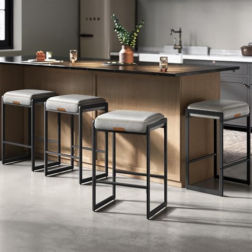 VASAGLE EKHO Collection - Bar Stools Set of 4, Counter