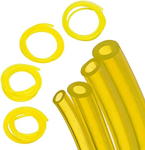 GARDEN SECRETS 4 Sizes Fuel Line Fuel Hose Replacement Fuel Tube for Lawn Mower String Trimmer Chiansaw Blower Power Tools with Small Engine