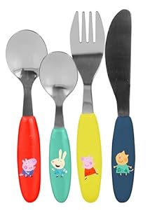 Peppa Pig 4tlg ABS Besteckset: EDS, ABS, im GK