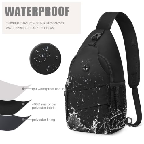 Pritent Convertible Crossbody Sling Bag