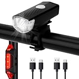 🔦 Visibilité Maximale la Nuit - Puissante LED avant 400 lumens + feu arrière rouge pour être vu à 360°, même dans l’obscurité totale.