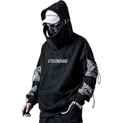 XYXIONGMAO Techwear Hoodie for Men Cover