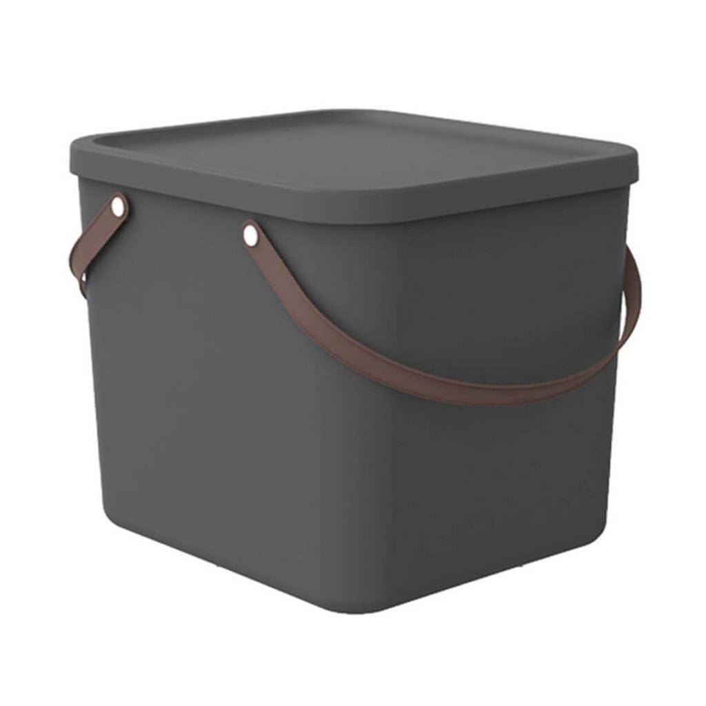 Rotho Albula Large Storage Box with Lid & Handle, 40l