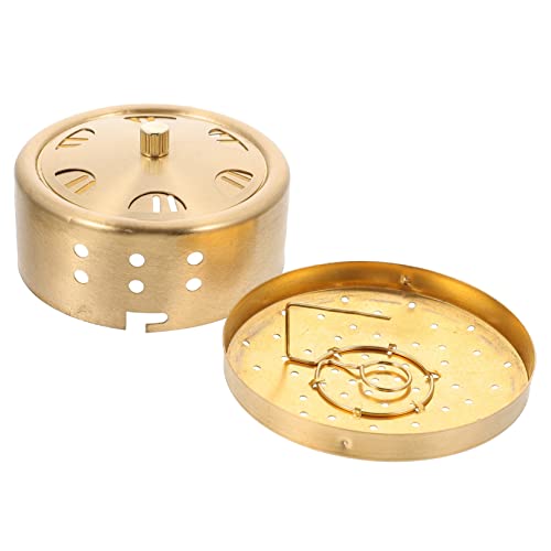 COLLBATH 2 piezas Caja de Moxibustión Ajustable con Salida de Aire Portátil Quemador de Cobre - Diseño Resistente a la Temperatura para Uso en Múltiples Partes del Cuerpo miniatura 1