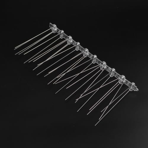 Pinchos de acero inoxidable para evitar palomas en la cerca del jardin de casa 7