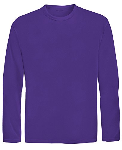 Joe's USA Youth Athletic Performance Long Sleeve Shirts for Boys or Girls – Moisture Wicking