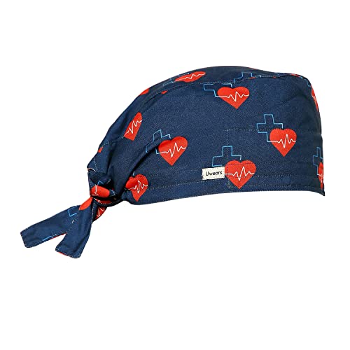 Image of Associated Uniforms Printed Scrub Cap Unisex with Sweat Band