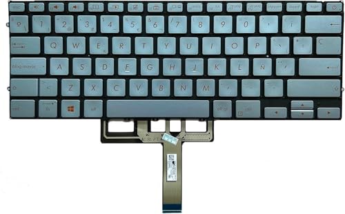 Teclado de portátil para ASUS ZenBook S13 UX392 con teclas retroiluminadas diseño español 2