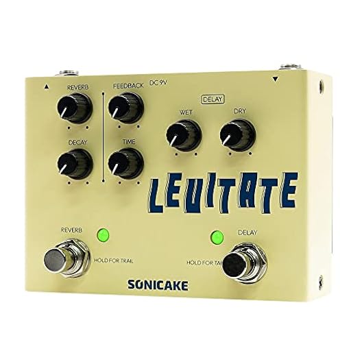 SONICAKE Delay y Reverb 2 en 1 Pedal de Efectos para Guitarra Digital Levitate | Ya disponible en tu tienda friki favorita! En mundofriki.es! SONICAKE Delay y Reverb 2 en 1 Pedal de Efectos para Guitarra Digital Levitate | Ya disponible en tu tienda friki favorita! En mundofriki.es!