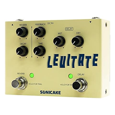 SONICAKE Delay Reverb 2 in 1 Guitar Effects Pedal Cover