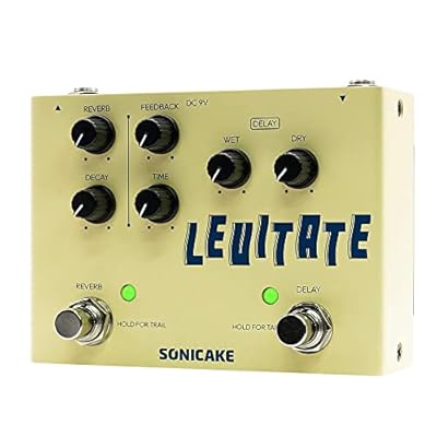 SONICAKE Delay y Reverb 2 en 1 Pedal de Efectos para Guitarra Digital Levitate | Ya disponible en tu tienda friki favorita! En mundofriki.es!