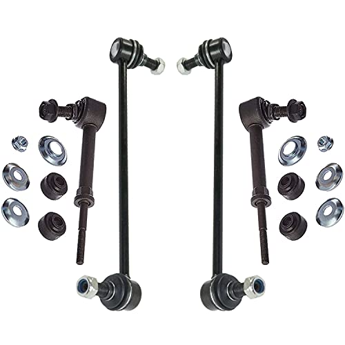 Detroit Axle - 4PC Front and Rear Stabilizer Sway Bar Links for 2010-2017 Chevrolet Chevy Equinox - [2008-2009 Equinox 3.6L - RPO Code FE2] - 2010-2017 GMC Terrain