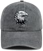Gorra Patriótica de Béisbol con Bandera de EUA y Águila Calva Bordadas, Correa Ajustable, Tema USA 2