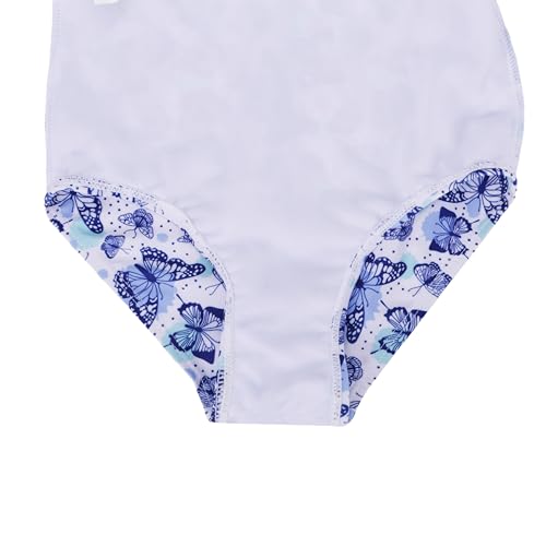 Image of LIZENS Girls' Swimwear One Shoulder Ruffle One Piece Beach Bathing Suit for Girls Fruit Floral Toddler Kids Swimsuit