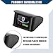 Hihaha Mini HUD Head Up Display Car Dashboard Digital Speedometer with OBDII EUOBD/Outside Multifunction Data Display Error Alarm TFT LCD Display for Car/Durable 2.2 Inch / 1 Set