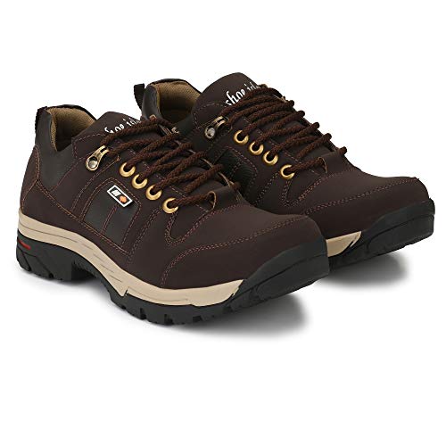 Image of Shoe Island Solid Black Premium Leatherette Ankle Length Casual Boots for Men