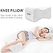 THETIS Homes Knee Pillow for Side Sleeper Leg Pillow for Sciatic Nerve Pain Relief, Back, Hip, Pregnancy and Spine Alignment - Memory Foam Orthopedic Legacy Leg Pillow with Washable Cover