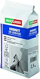 Parexlanko - Enduit de Lissage - Blanc - Lissage et surfaçage des murs intérieurs et plafonds - Excellent pouvoir couvrant - Application facile - 2,5kg