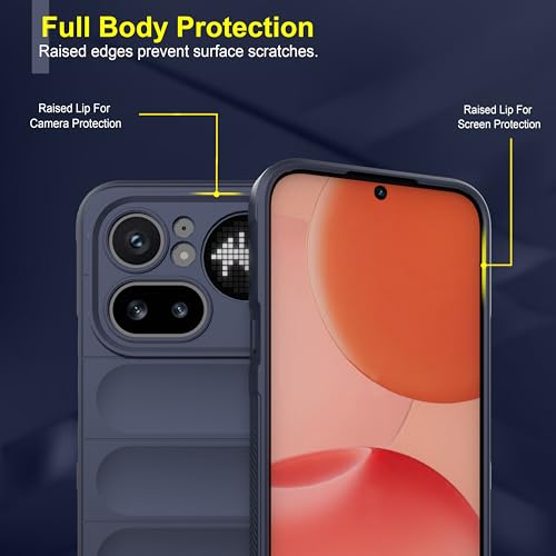Image of Zapcase Back Case Cover for Nothing Phone (4a) Pro | Compatible for Nothing Phone (4a) Pro Back Cover | Liquid Silicon Magic Case with Camera Protection | Sapphire