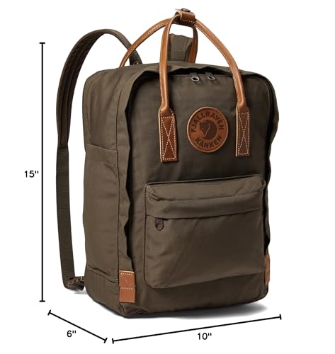 Fjällräven Kånken Unisex No. 2 Laptop 15 Dark Olive One Size One Size2