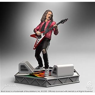 Metallica Rock Iconz Statue Kirk Hammett Unisexe Statuette Standard, Résine, - Les Beatles, Paul McCartney, John Lennon, RIngo Starr, George Harrison Metallica Rock Iconz Statue Kirk Hammett Unisexe Statuette Standard, Résine, – Image 2