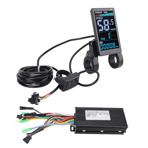 Contrôleur de moteur sans balais 36V 48V 26A avec écran LCD couleur en alu