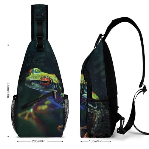 Bolso Sling Crossbody Deportiva Casual para Hombre y Mujer miniatura 2