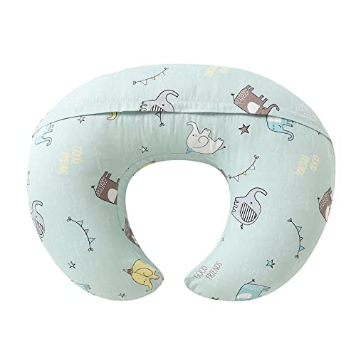 Nursing Pillow Cover, Premium Cotton Breastfeeding Pillow Slipcover Snugly Fits For Nursing Pillow For Baby Boys And Girls, Breathable Comfortable (Elephants) #TOP1