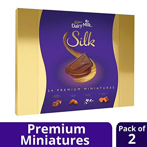 Image of Cadbury Dairy Milk Silk Miniatures Chocolate Gift Pack, 240 g (Pack of 2)