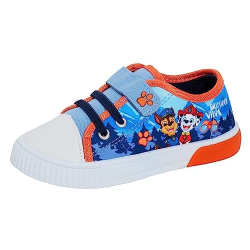Paw Patrol Zapatillas de Lona iluminadas niños con Luces Zapatos de Verano de Lona Chase Marshall
