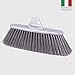 La Briantina Novella Indoor Broom for All Floors at Home, with Microfeathered Bristles, Handy and Very Light