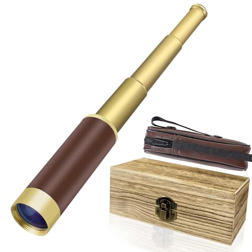 Pirate Monocular Telescope for Kids & Adults 25x30 High Powered ...