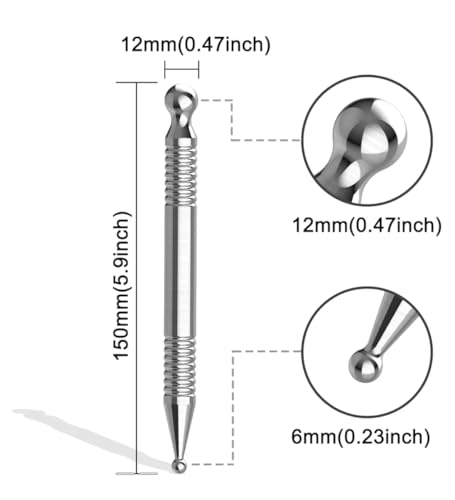 Image of Stainless Steel Acupuncture Pen-Deep Massage Tool- Reflexology Trigger Point Massage Tools for Relief Pain Full Body Relaxing Self-Massage Acupressure
