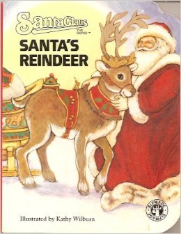 Hardcover Santas Reindeer Book