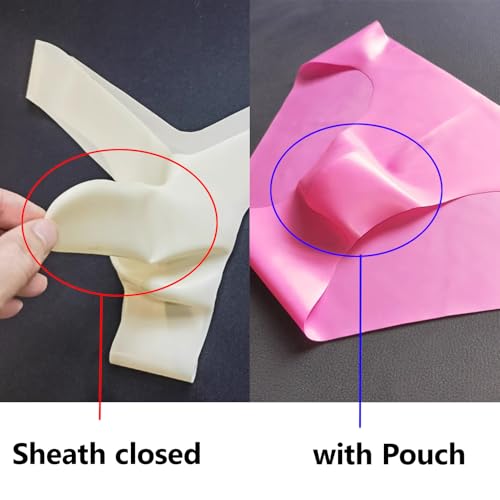 LESOYA Men's Sexy G-String Thong Underwear Transparent Boxer Briefs with Sheath Underwear2