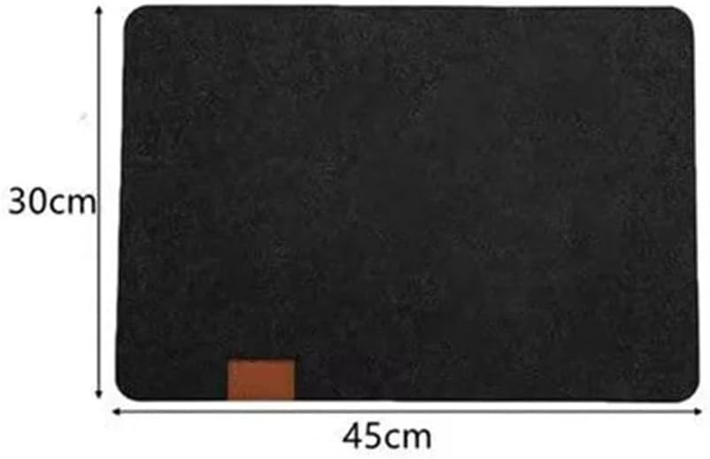 Table Mat Washable Felt Tableware Non-Slip Meal Set Cup Wine