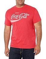 Coca-Cola Men's Coca Cola Coke Classic T Shirt, Red Heather, X-Large US
