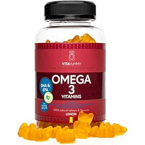 VITAYUMMY Vegan Omega 3 Vitamine Gummies – Vegan Vitamines voor Kinderen en Volwassenen – Natuurlijke kleur en smaak…