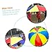 Abaodam Rainbow Parachute for Cooperative Game Prop for Outdoor Activities Durable Handles Included for Team Building and Sports Meetings